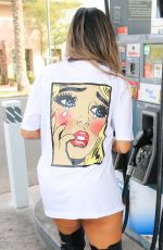 LIZIANE GUTIERREZ at a Gas Station in Summerlin 12/14/2016