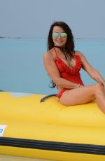 LIZZIE CUNDY at Sun Siyam Iru Fushi Hotel in Maldives 01/02/2017