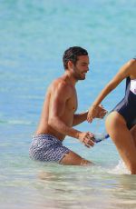 LUCY WATSON in Swimsuit at a Beach in Barbados 01/04/2017