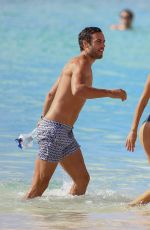 LUCY WATSON in Swimsuit at a Beach in Barbados 01/04/2017
