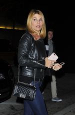 LORI LOUGHLIN Out for Dinner in West Hollywood 01/01/2017