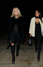 LOTTIE MOSS and EMILY BLACKWELL Out for Dinner in Chelsea 01/18/2017