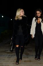 LOTTIE MOSS and EMILY BLACKWELL Out for Dinner in Chelsea 01/18/2017