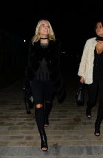 LOTTIE MOSS and EMILY BLACKWELL Out for Dinner in Chelsea 01/18/2017