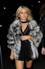 LOTTIE MOSS Night Out in Knightsbridge 01/19/2017
