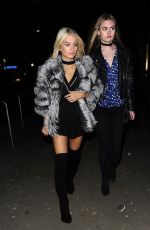 LOTTIE MOSS Night Out in Knightsbridge 01/19/2017