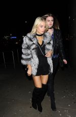 LOTTIE MOSS Night Out in Knightsbridge 01/19/2017