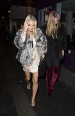 LOTTIE MOSS Night Out on Her 19th Birthday in London 01/07/2017