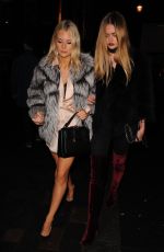 LOTTIE MOSS Night Out on Her 19th Birthday in London 01/07/2017