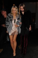 LOTTIE MOSS Night Out on Her 19th Birthday in London 01/07/2017