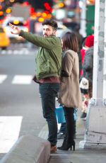LUCY HALE and Anthony Kalabretta Out in New York 01/19/2017