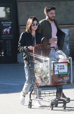 LUCY HALE and Anthony Kalabretta Out Shopping in Studio City 01/13/2017