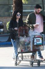 LUCY HALE and Anthony Kalabretta Out Shopping in Studio City 01/13/2017