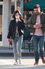 LUCY HALE and Anthony Kalabretta Out Shopping in Studio City 01/13/2017