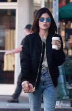 LUCY HALE and Anthony Kalabretta Out Shopping in Studio City 01/13/2017