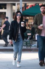 LUCY HALE and Anthony Kalabretta Out Shopping in Studio City 01/13/2017