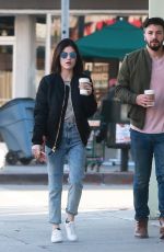 LUCY HALE and Anthony Kalabretta Out Shopping in Studio City 01/13/2017