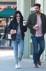 LUCY HALE and Anthony Kalabretta Out Shopping in Studio City 01/13/2017