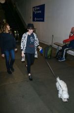 LUCY HALE Arrives at LAX Airport in Los Angeles 01/01/2017