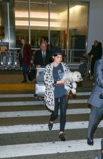 LUCY HALE Arrives at LAX Airport in Los Angeles 01/01/2017