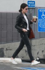 LUCY HALE at a Nail Salon in West Hollywood 01/03/2017