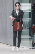 LUCY HALE at a Nail Salon in West Hollywood 01/03/2017