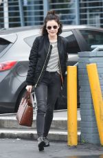 LUCY HALE Leaves a Nail Salon in Los Angeles 01/07/2016