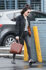 LUCY HALE Leaves a Nail Salon in Los Angeles 01/07/2016