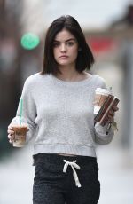 LUCY HALE Out and About in Los Angeles 01/12/2017