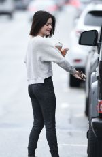 LUCY HALE Out and About in Los Angeles 01/12/2017