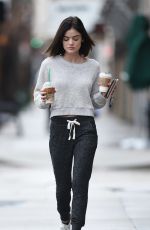 LUCY HALE Out and About in Los Angeles 01/12/2017