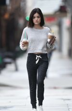LUCY HALE Out and About in Los Angeles 01/12/2017