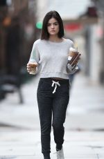 LUCY HALE Out and About in Los Angeles 01/12/2017