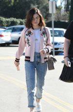 LUCY HALE Out and About in Los Angeles 01/28/2017