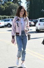 LUCY HALE Out and About in Los Angeles 01/28/2017