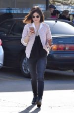 LUCY HALE Out and About in Studio City 01/11/2017
