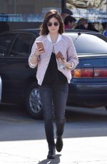 LUCY HALE Out and About in Studio City 01/11/2017