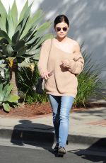 LUCY HALE Out Shopping in Los Angeles 01/30/2017