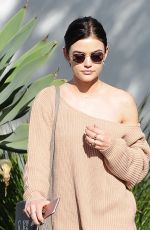 LUCY HALE Out Shopping in Los Angeles 01/30/2017