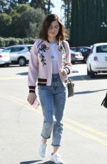 LUCY HALE Shopping at Urban Outfitters in Los Angeles 01/28/2017