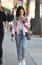 LUCY HALE Shopping at Urban Outfitters in Los Angeles 01/28/2017