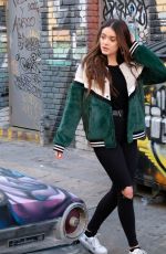 LUNA BLAISE on the Set of 