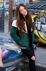 LUNA BLAISE on the Set of 