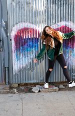 LUNA BLAISE on the Set of 