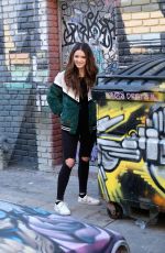 LUNA BLAISE on the Set of 
