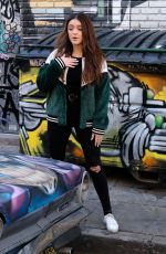 LUNA BLAISE on the Set of 