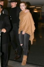 MADDIE HASSON at Los Angeles International Airport 01/22/2017