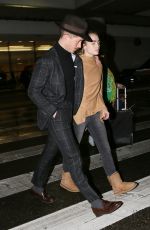MADDIE HASSON at Los Angeles International Airport 01/22/2017