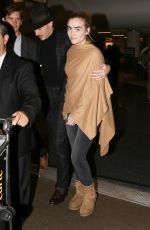 MADDIE HASSON at Los Angeles International Airport 01/22/2017