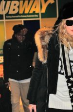 MADONNA at JFK Airport in New York 01/06/2017